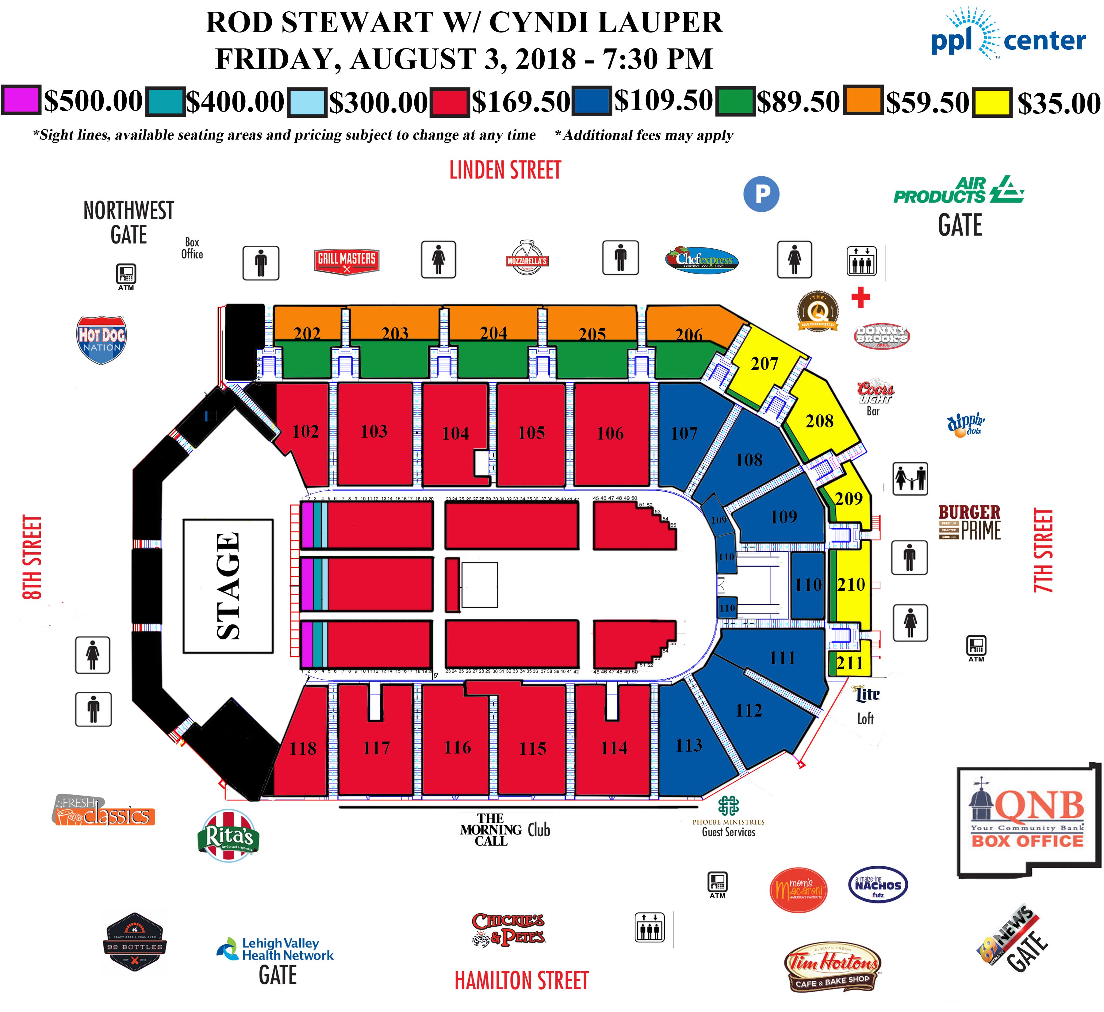 Ppl Center Seating Chart With Rows